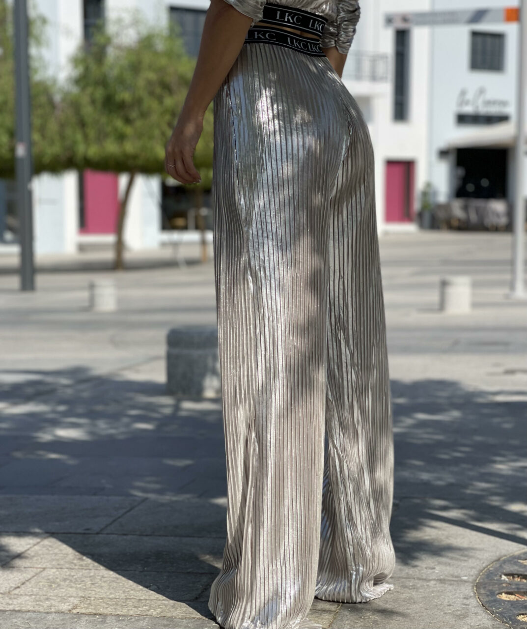 PLEATED HIGH WAISTED PANT