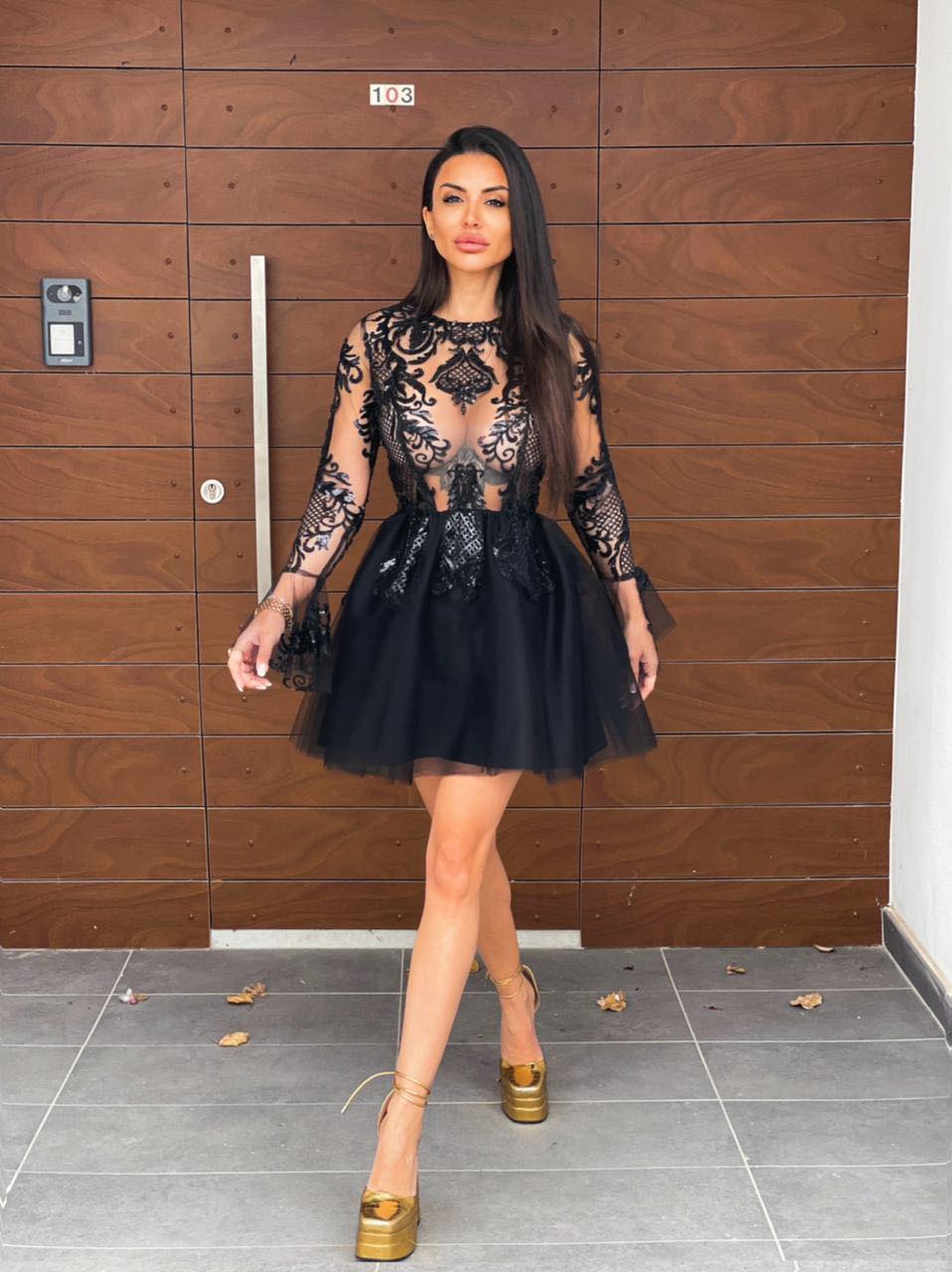 Black swan dress