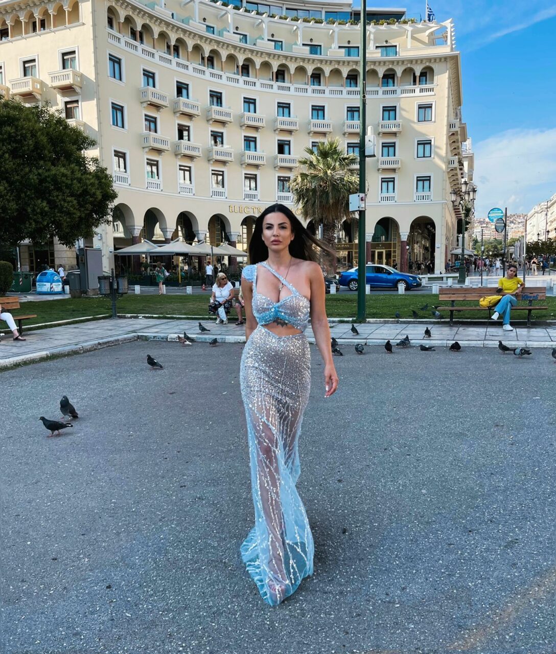 MONACO DRESS BLUE
