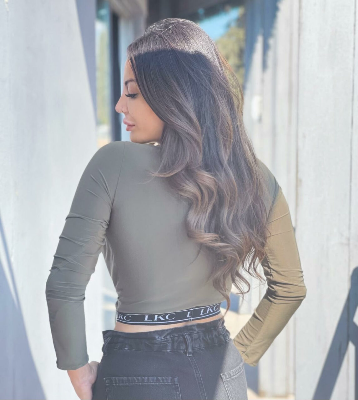 LONG SLEEVE CROP TOP