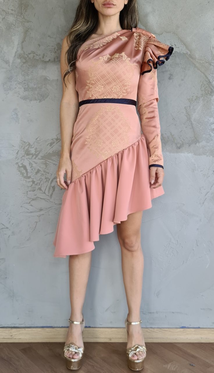 DRESS ONE SHOULDER XCL2109