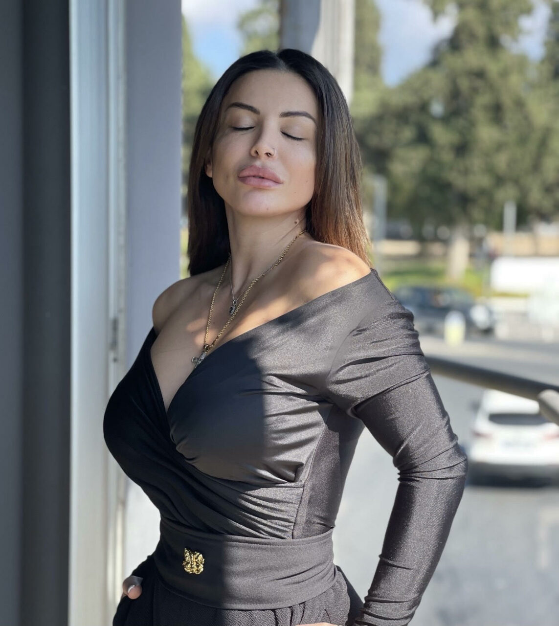 OFF SHOULDER RUSHED LEOTARD