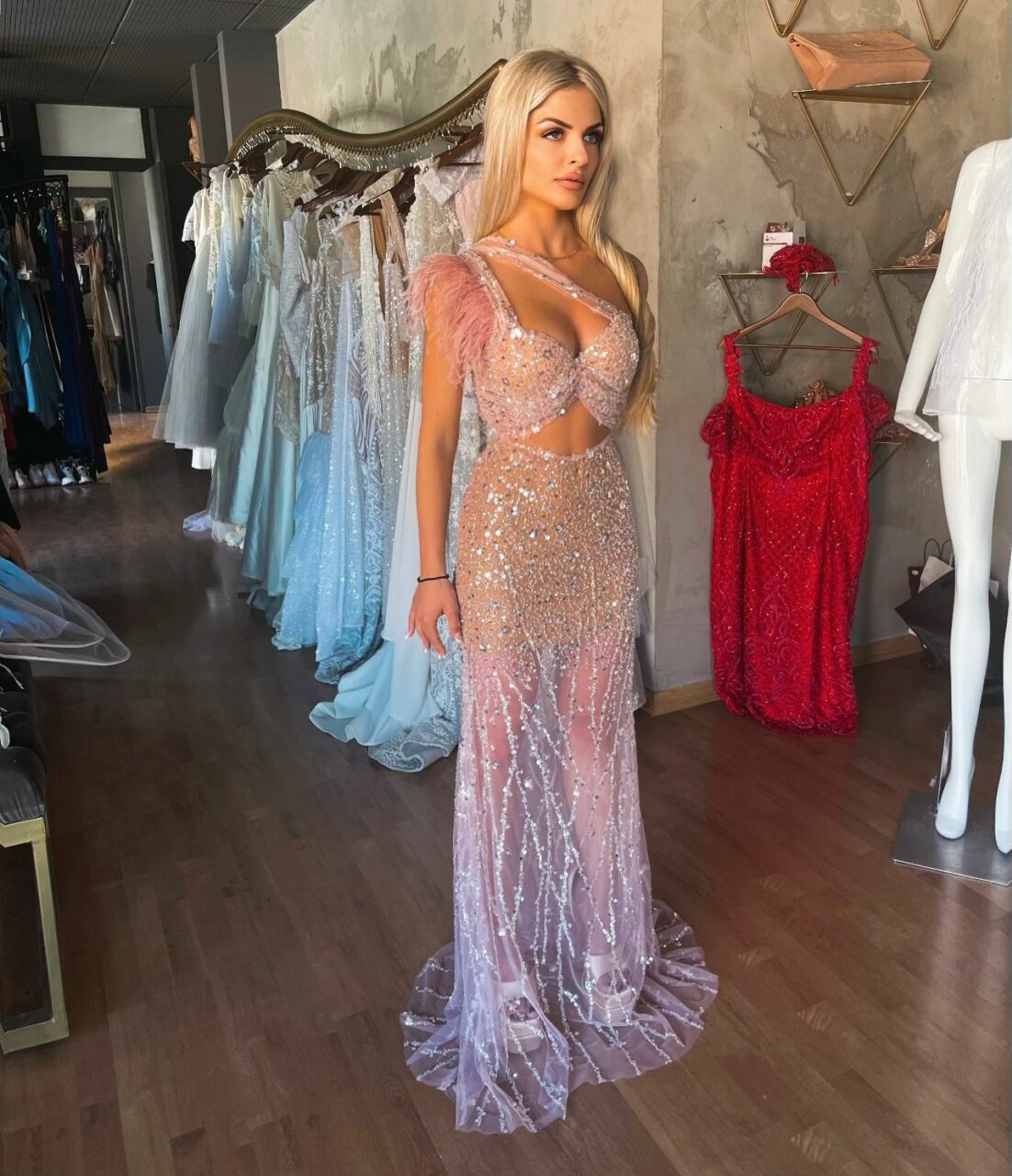 MONACO DRESS PINK